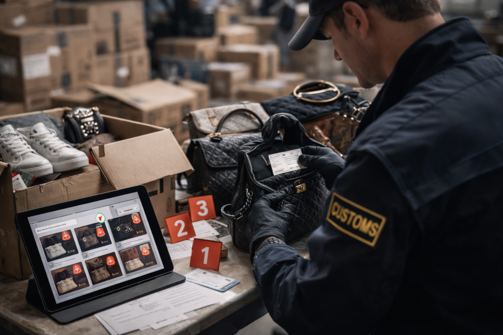 La contrefaçon : un trafic en pleine expansion qui menace les marques et les consommateurs product countrerfeit customs
